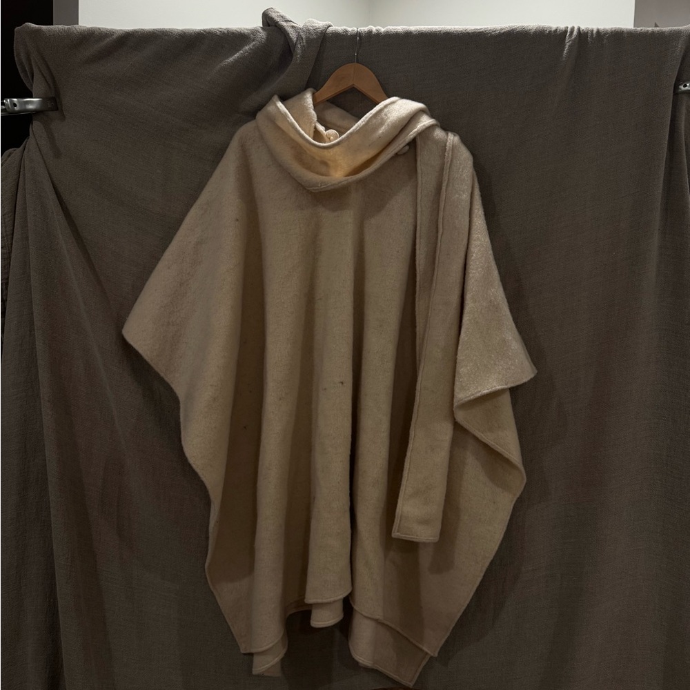 Cozy Tan Poncho
